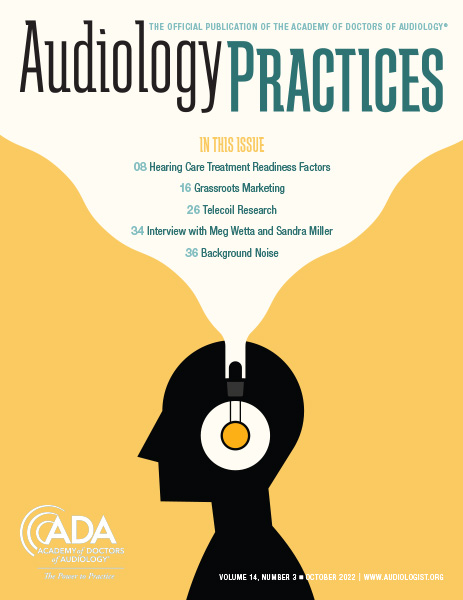 Audiology Practices, Vol 14, No 3