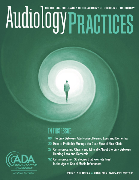 Audiology Practices, Vol 16, No 4