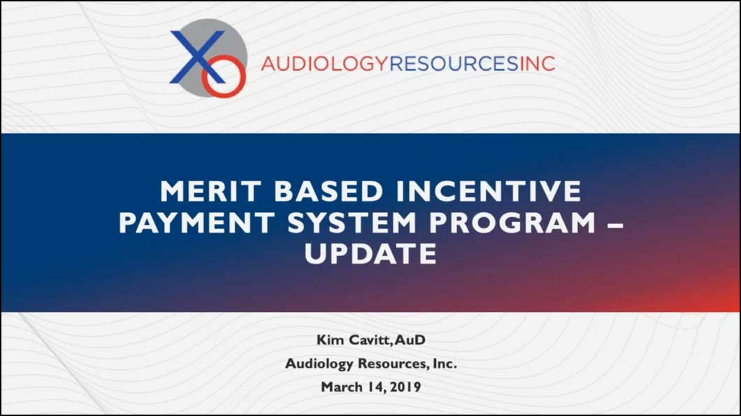 Merit Based Incentive Payment System Program - Update